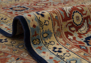 10x14 Navy Red Persian Reproduction High Density Premium Quality Hand Knotted Soft Wool Rug I G-10684