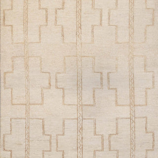 12x15 Cream Jute Wool Handwoven Rug, Custom Size G-2283
